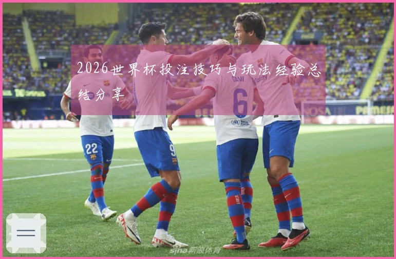 2026世界杯投注技巧与玩法经验总结分享